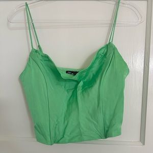 Zara silky smooth bustier cami